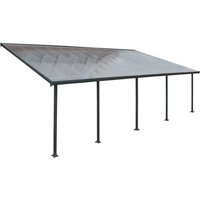 Palram-canopia - Aluminium Terrassenüberdachung Feria Anthrazit 387x850x305cm von PALRAM - CANOPIA