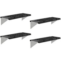 Palram-canopia - Gewächshaus Regal Signature 4er Set Anthrazit 65x27cm von PALRAM - CANOPIA