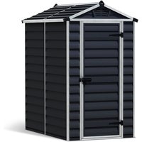 Kunststoff Gerätehaus Skylight 46 Dunkelgrau 175x121x204 cm - Palram-canopia von PALRAM - CANOPIA