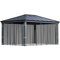 Palram-canopia - Polyester Moskitonetz für Pavillon Dallas 4900 Grau von PALRAM - CANOPIA