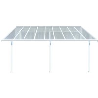 Canopia Aluminium Terrassenüberdachung Sierra Weiß 299x555x305 cm - Palram von PALRAM
