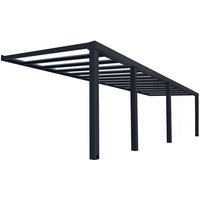 Canopia Aluminium Terrassenüberdachung Stockholm Anthrazit 341x950x324 cm - Palram von PALRAM