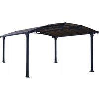 Palram - Canopia Aluminium Carport Arcadia 4300 Anthrazit 430x359x242 cm Palram - Canopia Aluminium Carport Arcadia 4300 Anthrazit 430x359x242 cm von PALRAM