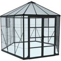 Canopia Aluminium Gewächshaus Oasis Anthrazit ø 363 cm - Palram von PALRAM