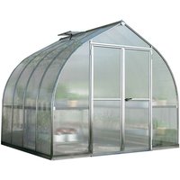 Palram - Canopia Aluminiumgewächshaus Bella 88 Silber 240x239x219 cm von PALRAM