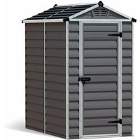 Canopia Kunststoff Gerätehaus Skylight 46 Grau 175x121x204 cm - Palram von PALRAM