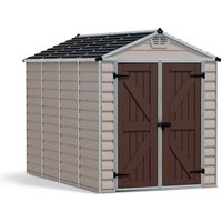 Canopia Kunststoff Gerätehaus Skylight 610 Braun 302x185x217 cm - Palram von PALRAM