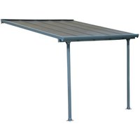 Palram - Canopia Terrassenüberdachung Feria Anthrazit 295x305x305 cm von PALRAM