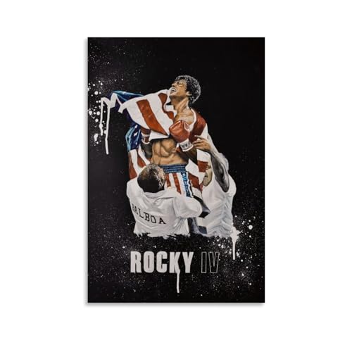 Rocky Balboa Gewinnposter, Wandkunst-Poster, Geschenk für Freunde, Schlafzimmer, Wohnzimmer, Dekoration, modernes ästhetisches Poster, dekorative Malerei, Leinwand, Wandposter und Kunstdruck, moderne von PALUCI