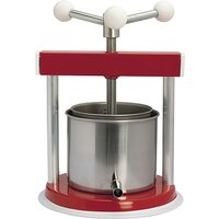 Palumbo - Presse mit 3 Hebeln aus Stahl zum Auspressen von Trauben, Obst und natürlichen Säften - Liter: 3 liter - Litri: 5 litri von PALUMBO