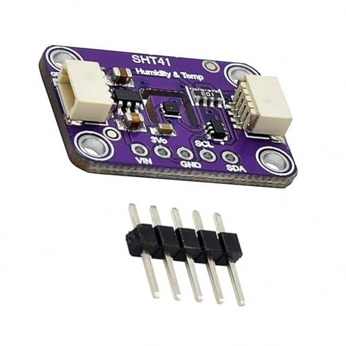 PAMEENCOS 1 Stück SHT41 T/H Sensor für QWIIC Schnittstelle Temperatur- und Feuchtigkeitssensor-Modul SHT41 Temperatur Luftfeuchtigkeit Sensor Modul IIC I2C 3,3 V-5 V kompatibel mit Stemma QT Qwiic PAMEENCOS 1 Stück SHT41 T/H Sensor für QWIIC Schnittstelle Temperatur- und Feuchtigkeitssensor-Modul SHT41 Temperatur Luftfeuchtigkeit Sensor Modul IIC I2C 3,3 V-5 V kompatibel mit Stemma QT Qwiic von PAMEENCOS
