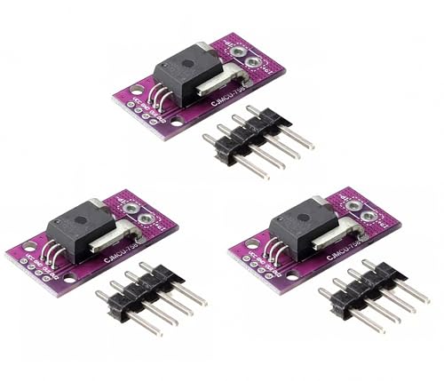 PAMEENCOS ACS758 ACS758LCB-050B-PFF-T Lineares Hallstromsensormodul ACS758LCB Strommodul, 3 Stück von PAMEENCOS