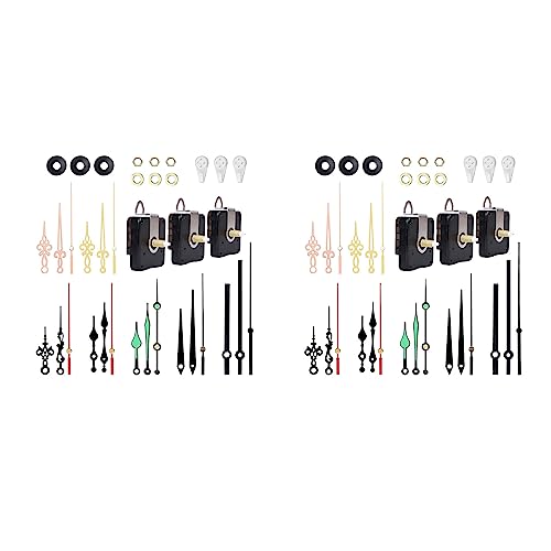 PAMENET 2 Set Uhrzeiger und Motor Kit Uhrwerk mit 14 Paar Quarzuhrwerk Reparaturteil-Set PAMENET 2 Set Uhrzeiger und Motor Kit Uhrwerk mit 14 Paar Quarzuhrwerk Reparaturteil-Set von PAMENET