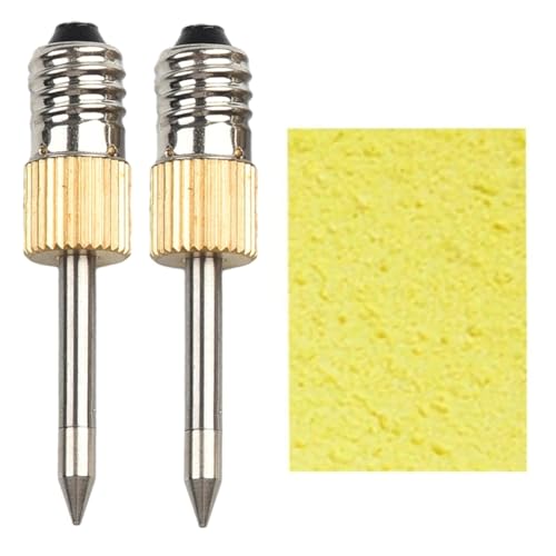 PAMENET 2 Stück Lötkolbenspitze mit Schwamm E10-Schnittstelle Schweißspitzen USB-Lötspitze Lötwerkzeug-Set Typ B PAMENET 2 Stück Lötkolbenspitze mit Schwamm E10-Schnittstelle Schweißspitzen USB-Lötspitze Lötwerkzeug-Set Typ B von PAMENET