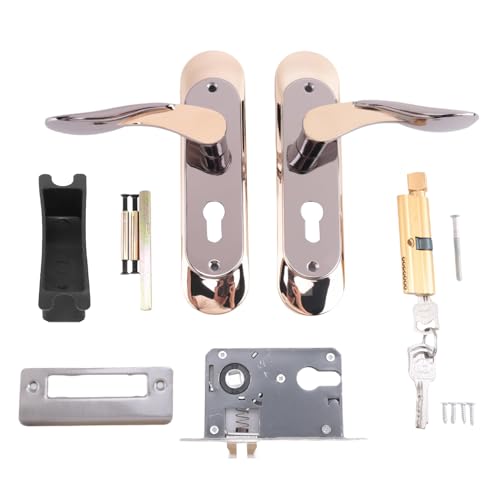 PAMENET Haustürgriff für den Innenbereich für Haus mit Schlüssel-Set mit Sicherheitsschloss aus Aluminiumlegierung PAMENET Haustürgriff für den Innenbereich für Haus mit Schlüssel-Set mit Sicherheitsschloss aus Aluminiumlegierung von PAMENET