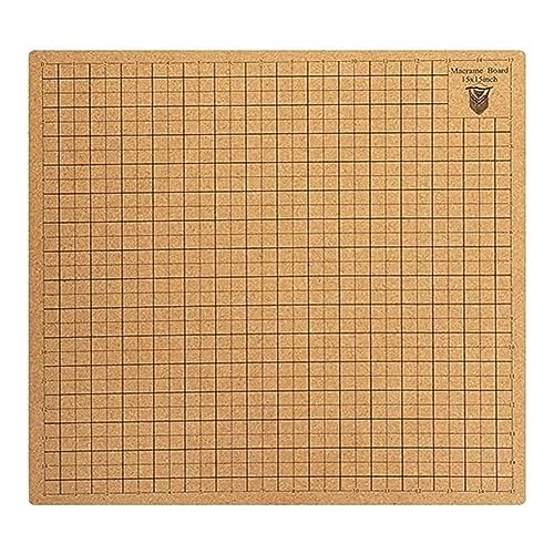 PAMENET Makramee-Brett und -gitter, Projektplatte 15 x 15 cm aus Makramee, handgefertigte Tafel mit doppelseitigen Gittern PAMENET Makramee-Brett und -gitter, Projektplatte 15 x 15 cm aus Makramee, handgefertigte Tafel mit doppelseitigen Gittern von PAMENET