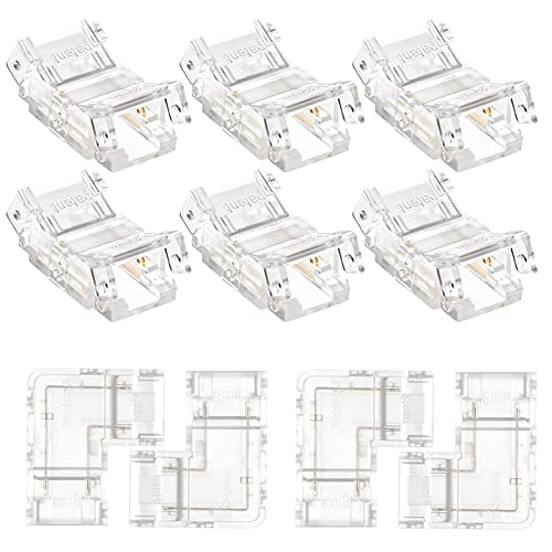 PAMENET Set mit 10 LED-Anschlüssen, 2 mm und 8 mm, für COB-LED-Streifen, 8 mm von PAMENET