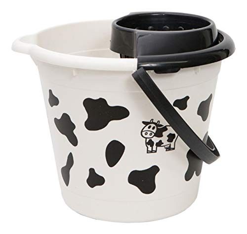 Eimer mit Eimer 'MUU' 12 L - VACA-Druck von PAMEX