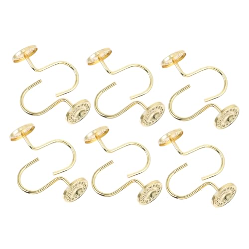 PAMINGONO 12 Stück Teiliges Duschvorhangringe aus Rostfreie Dekorative Gardinenhaken mit Rundem Design Einfache Montage Stabile Belastbarkeit Geeignet für Bad Duschvorhänge PAMINGONO 12 Stück Teiliges Duschvorhangringe aus Rostfreie Dekorative Gardinenhaken mit Rundem Design Einfache Montage Stabile Belastbarkeit Geeignet für Bad Duschvorhänge von PAMINGONO