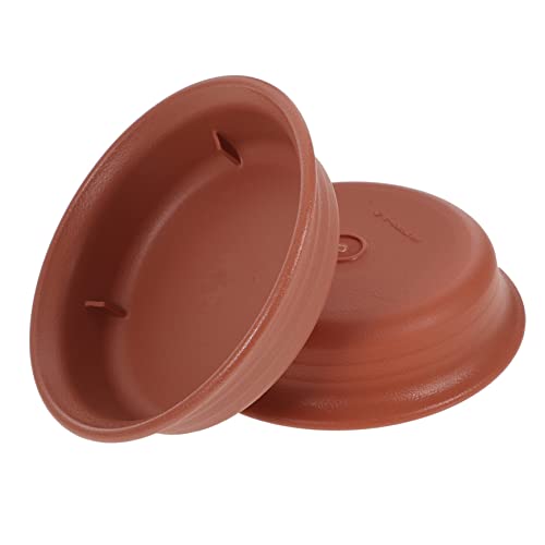 PAMINGONO 2 Stück Teiliges Rundes Pflanzentablett Strapazierfähigem Kunststoff Wasserauffangend Stabiler Pflanzuntersetzer für Innen und Außenbereich Schützt Böden vor Wasserschäden PAMINGONO 2 Stück Teiliges Rundes Pflanzentablett Strapazierfähigem Kunststoff Wasserauffangend Stabiler Pflanzuntersetzer für Innen und Außenbereich Schützt Böden vor Wasserschäden von PAMINGONO