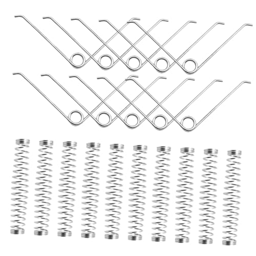 PAMINGONO 20 Stück Teiliges Ersatzfedern Gartenscheren Federn für Gartenschere und Astschere Langlebige Metallfedern Einfache und Stabile Leistung für Gartenpflege von PAMINGONO