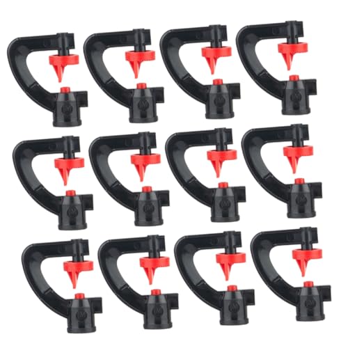 PAMINGONO 20 Stück Teiliges Rotierende Refraktionsdüsen Sprinklerkopf aus Langlebigem Kunststoff für Gartenbewässerung Gewächshaus und Außennutzung zur Effizienten Pflanzenbewässerung von PAMINGONO