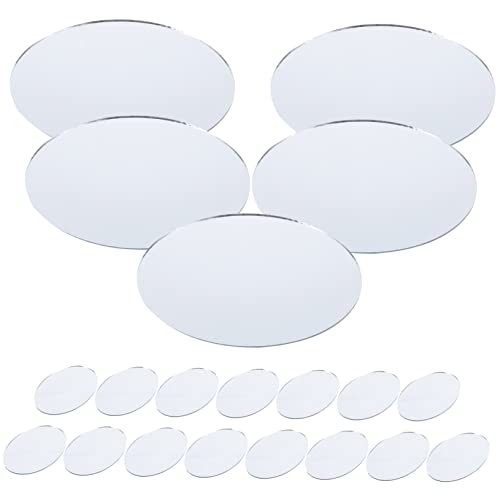 PAMINGONO 20stücke Teiliges Kleiner Ovaler Spiegel Für Kosmetik Und Bastelprojekte Ungeschliffene Spiegel Für Und Kreative Dekorationen PAMINGONO 20stücke Teiliges Kleiner Ovaler Spiegel Für Kosmetik Und Bastelprojekte Ungeschliffene Spiegel Für Und Kreative Dekorationen von PAMINGONO