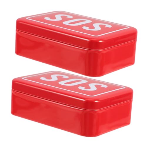PAMINGONO 2Er-Box camping zubehör notfallbox Wasserdichte Medizinbox Metallbox Medikamentenaufbewahrung aus Metall Aufbewahrungsorganisator für Haustiere Weißblech rot PAMINGONO 2Er-Box camping zubehör notfallbox Wasserdichte Medizinbox Metallbox Medikamentenaufbewahrung aus Metall Aufbewahrungsorganisator für Haustiere Weißblech rot von PAMINGONO