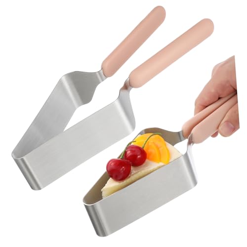 PAMINGONO 2Stücke Kuchenschneider aus Multifunktionaler Kuchenslicer für Tortenstücke Leicht Langlebig und Platzsparend für Anfänger und Sicher von PAMINGONO