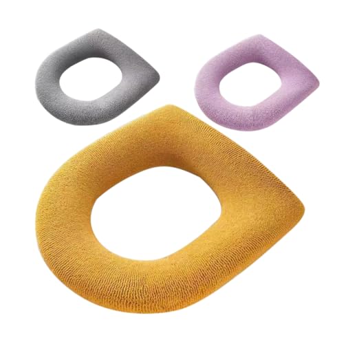 PAMINGONO 3 Stück Warmer Toilettensitz Toilettensitzbezug Toilettensitzheizung Universal Toilettenauflage Polyester Toilettensitzkissen Toilettenbezug Toilettensitzkissenbezug PAMINGONO 3 Stück Warmer Toilettensitz Toilettensitzbezug Toilettensitzheizung Universal Toilettenauflage Polyester Toilettensitzkissen Toilettenbezug Toilettensitzkissenbezug von PAMINGONO