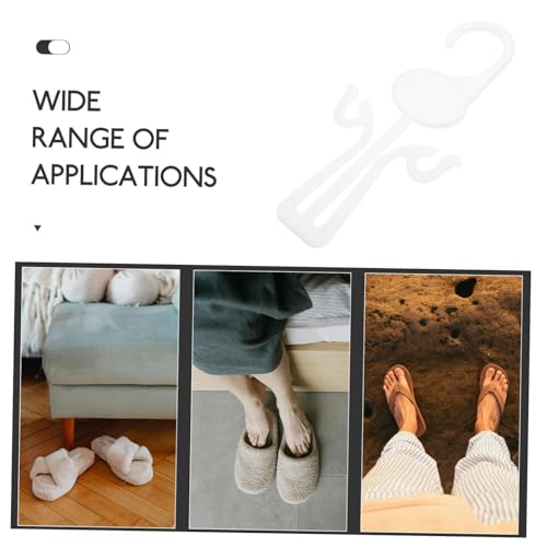 PAMINGONO 30 Stück Teiliges Schuhhaken Stabilem Praktischer Schuhhalter mit Haken Design zur Schuhaufbewahrung und Trocknung Platzsparend für Zuhause und Schuhgeschäft Weiß von PAMINGONO