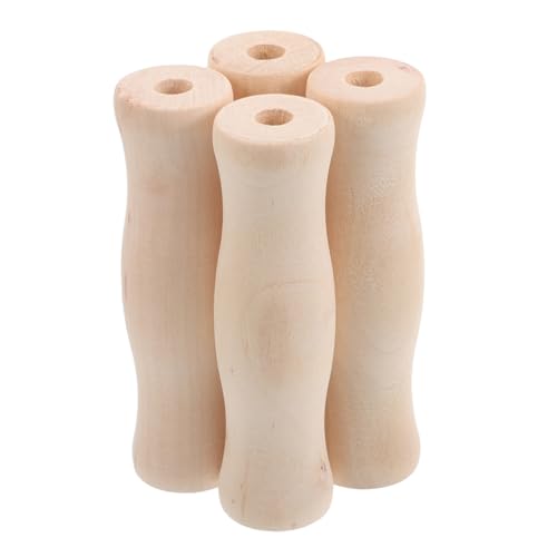 PAMINGONO 4 Stück Teiliges Holzgriff Zubehör für Grill und Camping Hitzebeständige Robuste Holzgriffe mit Loch Sicherer Halt Vielseitig Einsetzbar für Outdoor Küche und Barbecue PAMINGONO 4 Stück Teiliges Holzgriff Zubehör für Grill und Camping Hitzebeständige Robuste Holzgriffe mit Loch Sicherer Halt Vielseitig Einsetzbar für Outdoor Küche und Barbecue von PAMINGONO