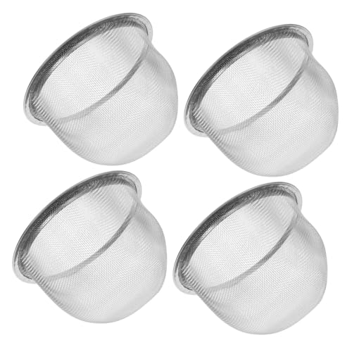 PAMINGONO 4Stücke Teesieb Wiederverwendbare Tee Infuser für Teezubereitung für Zuhause Teestuben und Restaurants Langlebig und Zuverlässig Verarbeitung von PAMINGONO