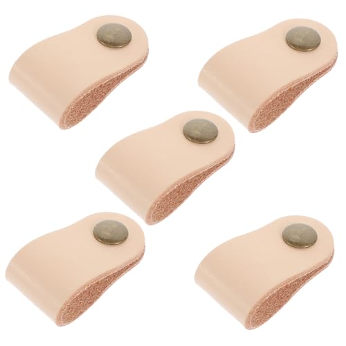 PAMINGONO 5 Stück Teiliges Kabelorganizer aus Künstlichem Leder Verstellbare Kabelhalter für USB Audio Ladekabel Langlebige und Kompakte Kabelwickel zum Schutz und Ordentlichen Verstauen von PAMINGONO