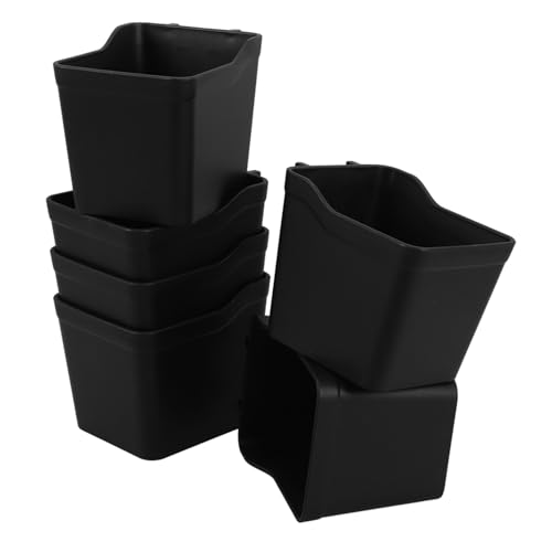PAMINGONO 6 Stück Pinnwand Becherhalter Organizer Stecktafel Behälter Stecktafel Aufbewahrungsbecher Behälter Werkbank Organizer Organisation Werkzeug von PAMINGONO