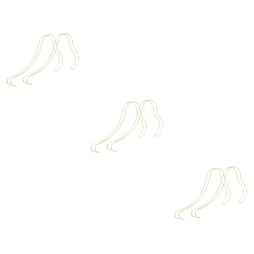 PAMINGONO 6stücke Edelstahl Schuhdisplay Ständer Für Damen Hochhackige Schuhe Und Sandalen Präsentationsregal Platzsparend Und Elegant Für Geschäfte Und Zuhause von PAMINGONO