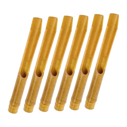 PAMINGONO 6Stücke Teiliges Windspielröhren DIY Zubehör für Garten Dekoration Hängende Rohre für Windspiele für Persönliche Handwerksprojekte von PAMINGONO