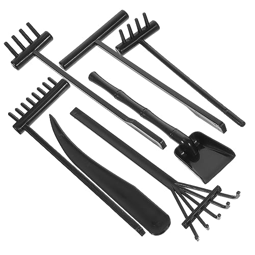 PAMINGONO Mini-Zen-Garten-rechenset 7-teilig Zen-gartenwerkzeuge Rechen Für Sandkasten Und Zen-zubehör von PAMINGONO