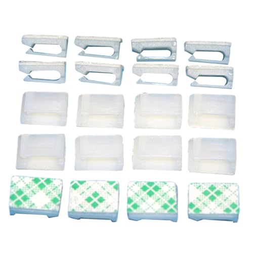 PAMINGONO 80 Stück Drahtklammern Drähte Drahthalter Clips Selbstklebende Kabelclips Kabelmanagement Selbstklebende Clips Kabel Organizer Schreibtisch Halter von PAMINGONO