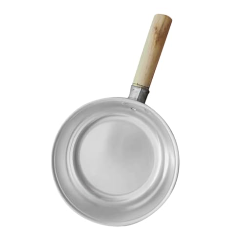 PAMINGONO Aluminiumschöpfkelle mit Holzgriff Langlebig und Multifunktionale Wasserkelle für Küche Bad und Garten Ergonomischer Langer Griff Außendurchmesser Vielseitiger Haushaltsschöpfer von PAMINGONO