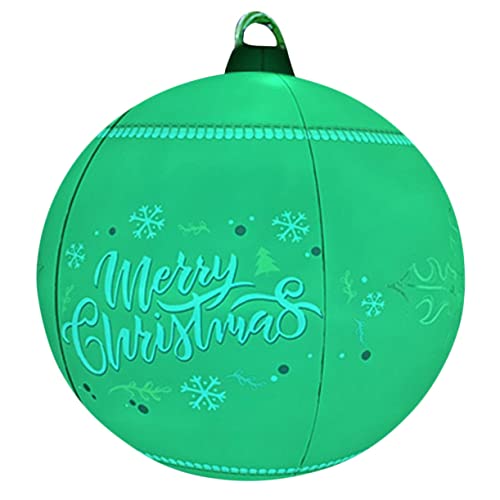 PAMINGONO Aufblasbare Weihnachtskugel Ornamente Zum Aufhängen Klein Rund Für Den Außenbereich Weihnachtskugeln Weihnachten Aufblasbare Gegenstände Für Den Außenbereich Kugelförmige von PAMINGONO