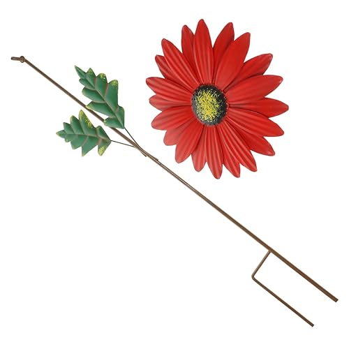 PAMINGONO Metall Blumen Gartenstecker Bunte Blumenstecker Dekorative Gartenpfähle Blumenpfähle Dekoration Für Garten Rasen Hof Outdoor von PAMINGONO