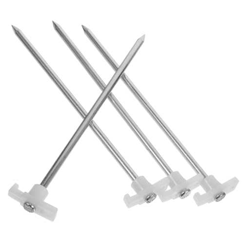 PAMINGONO Camping Windschutz 6 Stück Zeltheringe Bodenanker Heringe Pflanzenstütze Gartenpfähle Zeltheringe Für Pop up Überdachung Camping Heringe Daunenzeltplanen Heringe Baldachin Einsätze Für von PAMINGONO