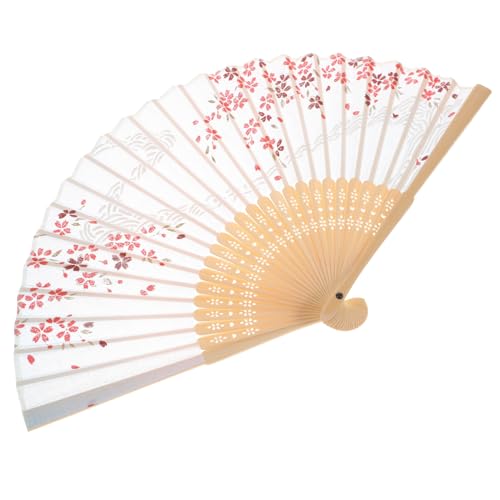 PAMINGONO Faltbarer Handfächer Chinesischer Vintage Stil Tragbarer Hochzeit Fächer Eleganter Fächer für Tanz Dekoration Party Geschenk von PAMINGONO