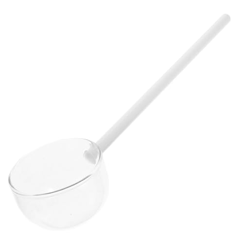 PAMINGONO Glaslöffel Hitzebeständig Druckfest Vielseitig für Küche Tee Servierlöffel Ergonomisch Rutschfest für Alltag von PAMINGONO