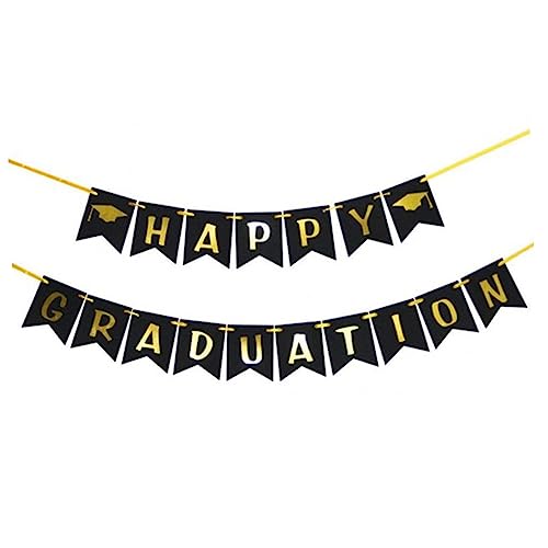 PAMINGONO Graduation Paper Banner Hängend Party Dekoration Abschlussfeier Fotorequisite Für Klassenzimmer Feier von PAMINGONO