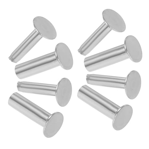 PAMINGONO 4paare Nieten Für Messergriffe Aus Edelstahl Ersatz-metallbolzen Für Holzgriffe Diy-reparaturzubehör Befestigungselemente Für Küchenmesser von PAMINGONO