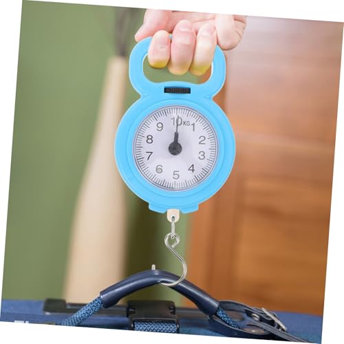 PAMINGONO Handliche Mechanische Hängewaage mit Federhaken Tragbare Reise und Gepäckwaage Robuste Haushaltswaage für Küche und Outdoor Blau PAMINGONO Handliche Mechanische Hängewaage mit Federhaken Tragbare Reise und Gepäckwaage Robuste Haushaltswaage für Küche und Outdoor Blau von PAMINGONO