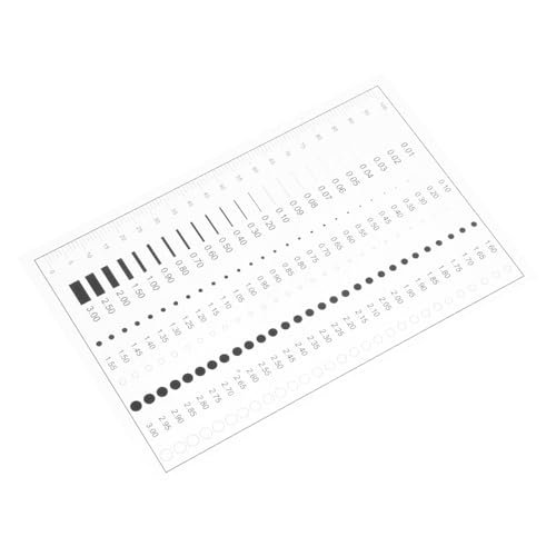 PAMINGONO Hochpräzises Fehlererkennungsgerät für Punkt und Linienmessung Vielseitiges Prüfinstrument für Kratzer und Defektanalyse Transparentes Messgerät für Labor und Analyse Einfache von PAMINGONO