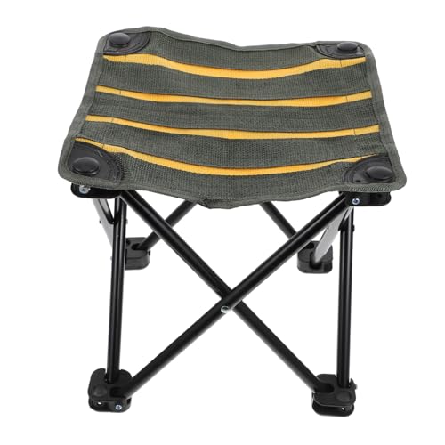PAMINGONO Klappstuhl Anglerhocker Faltbar Tragbar Leicht Großer Faltbarer Outdoor Sitz Kompakt Vielseitig für Camping Garten Terrasse von PAMINGONO